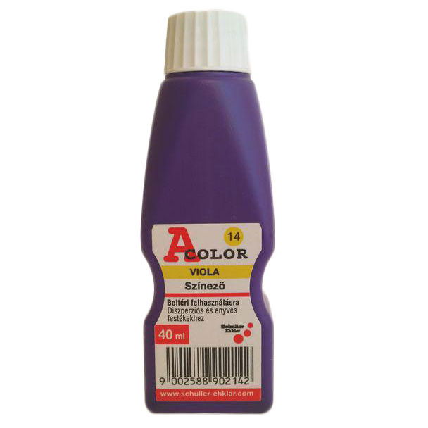 Schuller A-COLOR szintetikus, szerves színező, 40 ml, viola termék fő termékképe