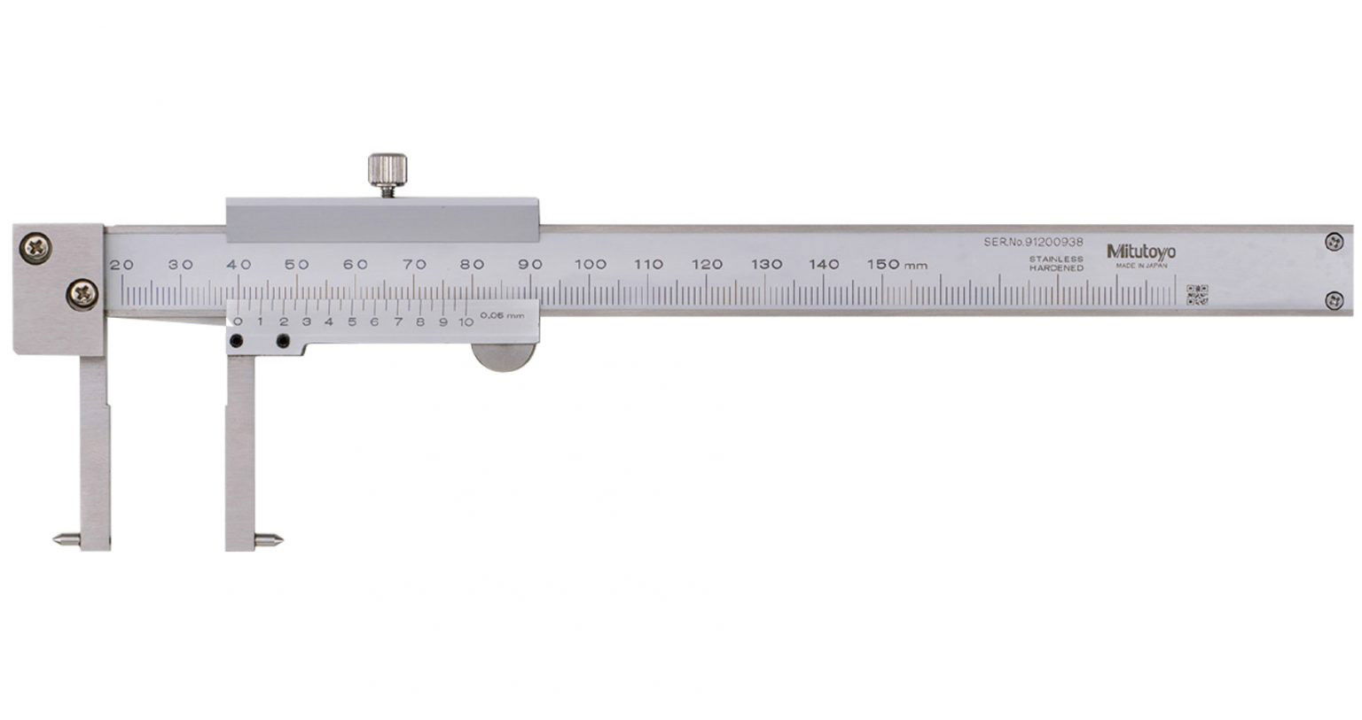 Mitutoyo Belső tolómérő kifelé álló mérőcsúccsal, hegyes típus, 70.1-450 mm, 0.05 mm (536-148) termék fő termékképe