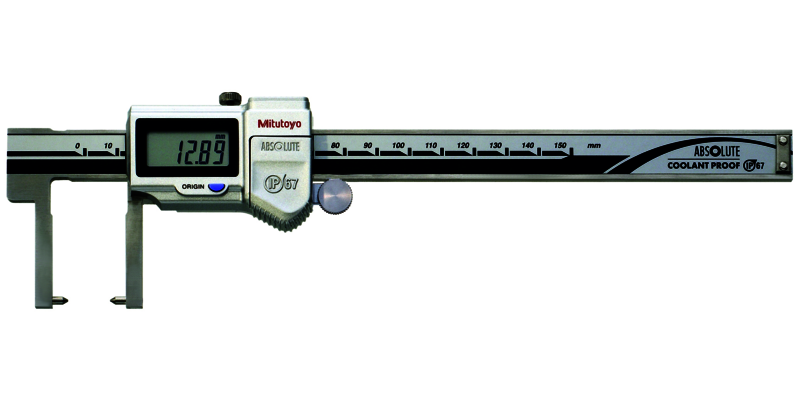 Mitutoyo ABSOLUTE Digimatic tolómérő befelé álló csőrrel, hegyes típus, IP67, 0-150 mm, 0.01 mm (573-652-20) termék fő termékképe