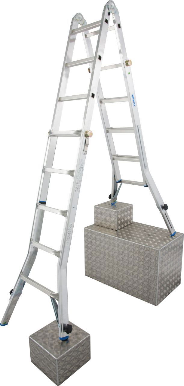 Krause STABILO Professional teleszkópos csuklós létra 4 db szárhosszabbítóval, 4x5 fokos termék fő termékképe
