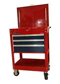 Genius Tools TS-764 szerszámos kocsi, 4 fiókos + 2 tároló polcos termék fő termékképe