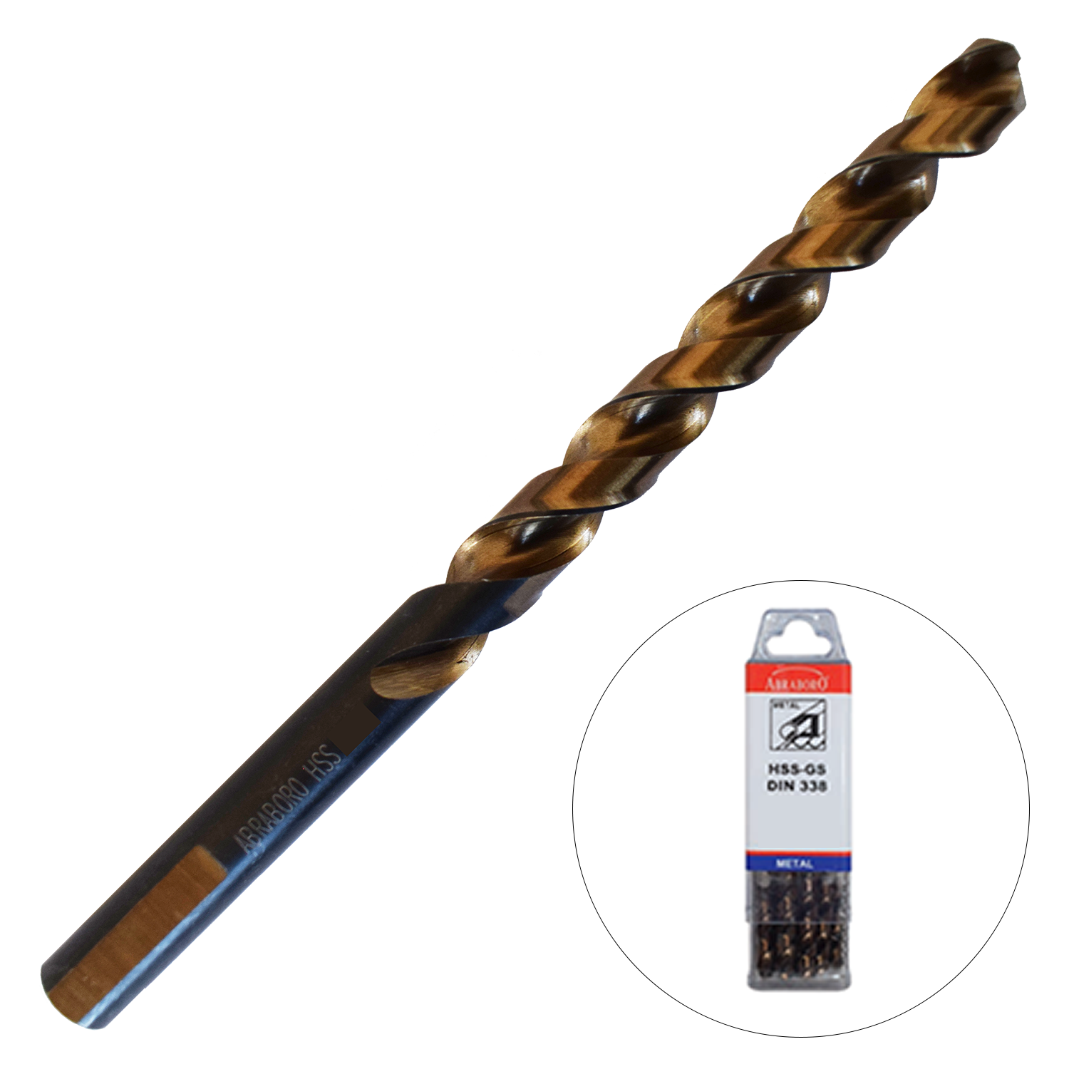 Abraboro 4.5 x 80 / 47 mm MULTISPEED HSS-GS fémfúró háromszög szárral X-Pack, 10 db/csomag termék fő termékképe