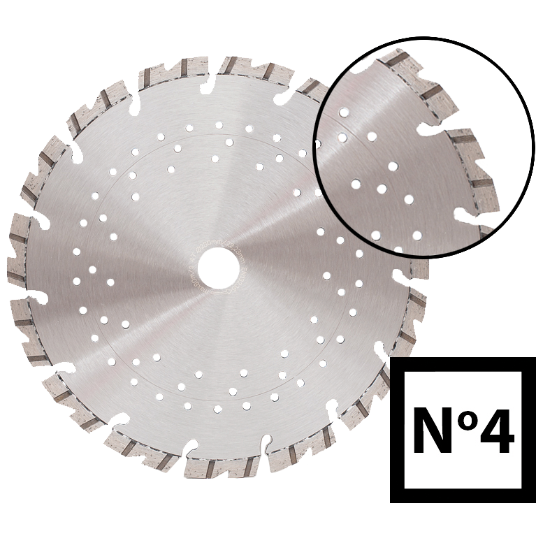 Abraboro 115 x 22.23 mm No.4 gyémánttárcsa termék fő termékképe