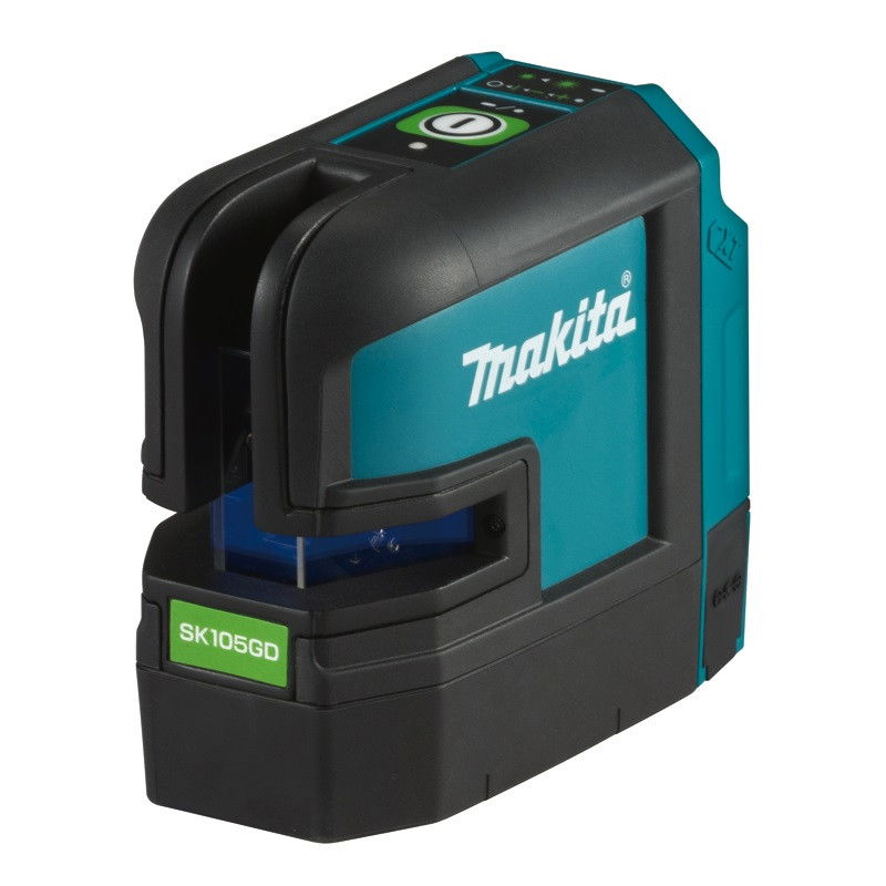 Makita SK105GDZ 12V max CXT akkus keresztlézer, zöld (akku és töltő nélkül) termék fő termékképe