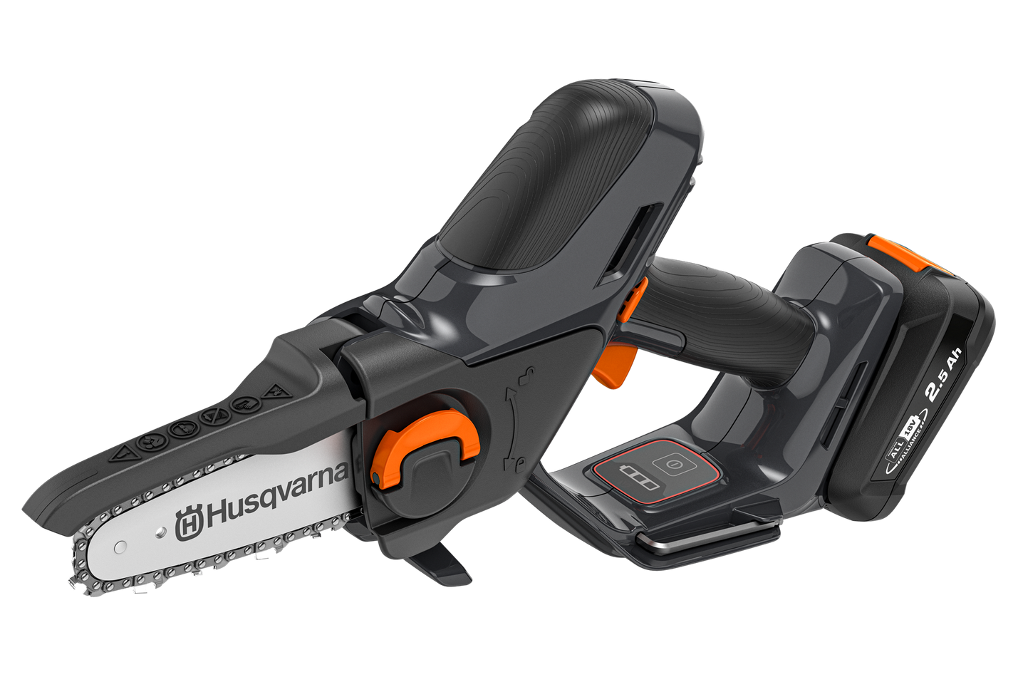 Husqvarna Aspire™ P5-P4A (5") akkumulátoros ágvágó láncfűrész (1 x 2.5 Ah Li-ion akkuval) termék fő termékképe