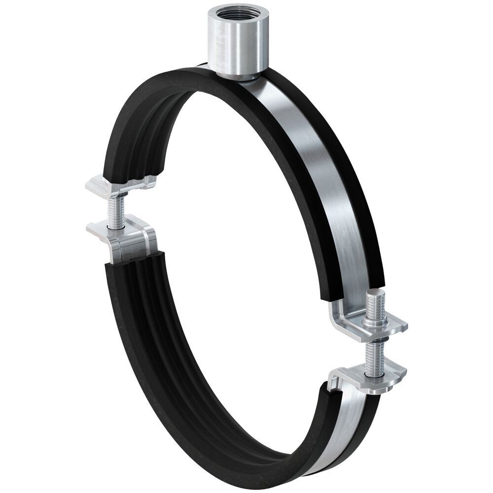Fischer FRSM 3" masszív kétrészes gumibetétes bilincs, 10 db/csomag termék fő termékképe