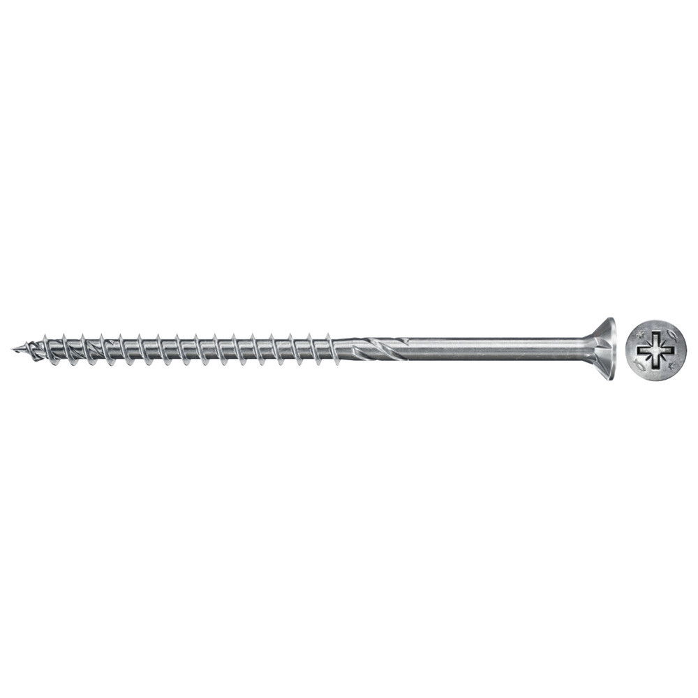 Fischer FPF II CZP 6.0 x 70 BC 200 süllyesztett fejű, kékre horganyzott csavar részmenettel, PZ behajtással, 200 db/csomag termék fő termékképe