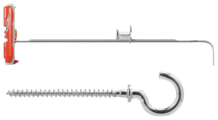 Fischer DUOTEC 10 RH nylon billenőhorog körkampóval, 2 db/bliszter termék fő termékképe