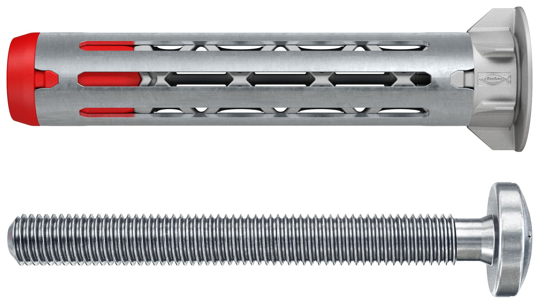 Fischer DuoHM 6 x 55 S PZ üreges fém-nylon dübel D-fejű csavarral, PZ behajtás, 25 db/csomag termék fő termékképe