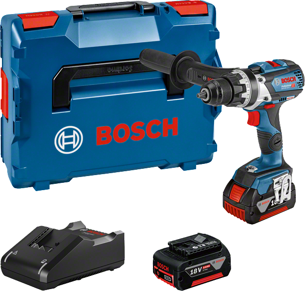 Bosch GSR 18V-110 C akkus fúró-csavarozó (2 x 5.0 Ah Li-ion akkuval, L-BOXX-ban) termék fő termékképe