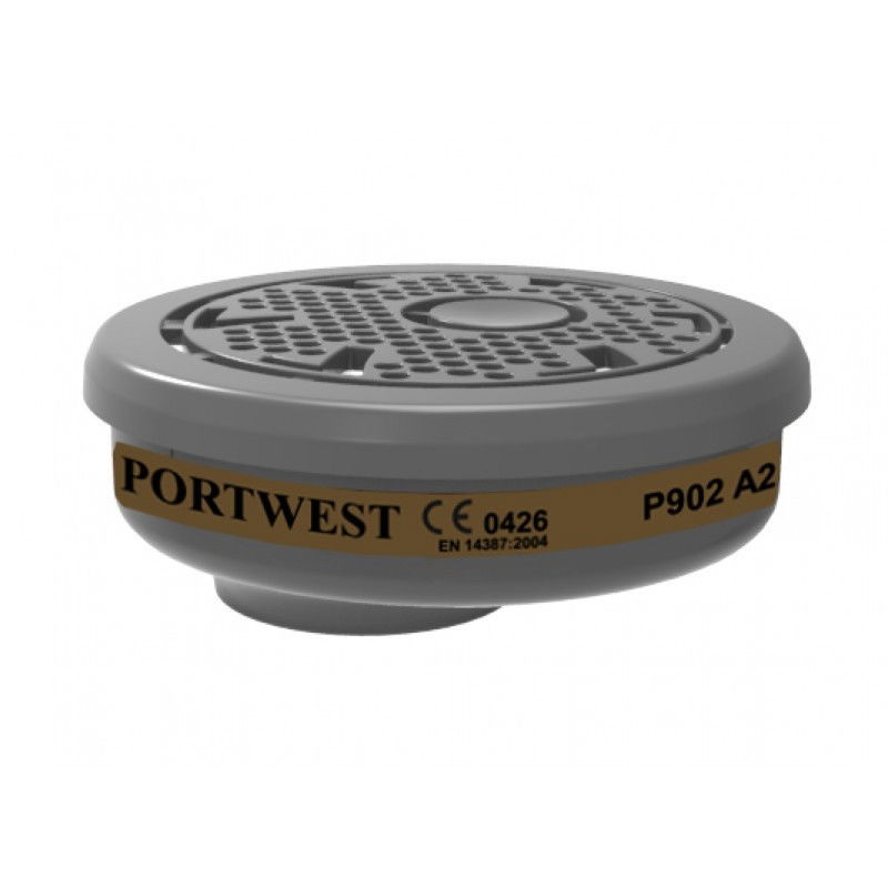 Portwest P902 - A2 gázszűrő bajonett csatlakozással, 6 db/csomag termék fő termékképe