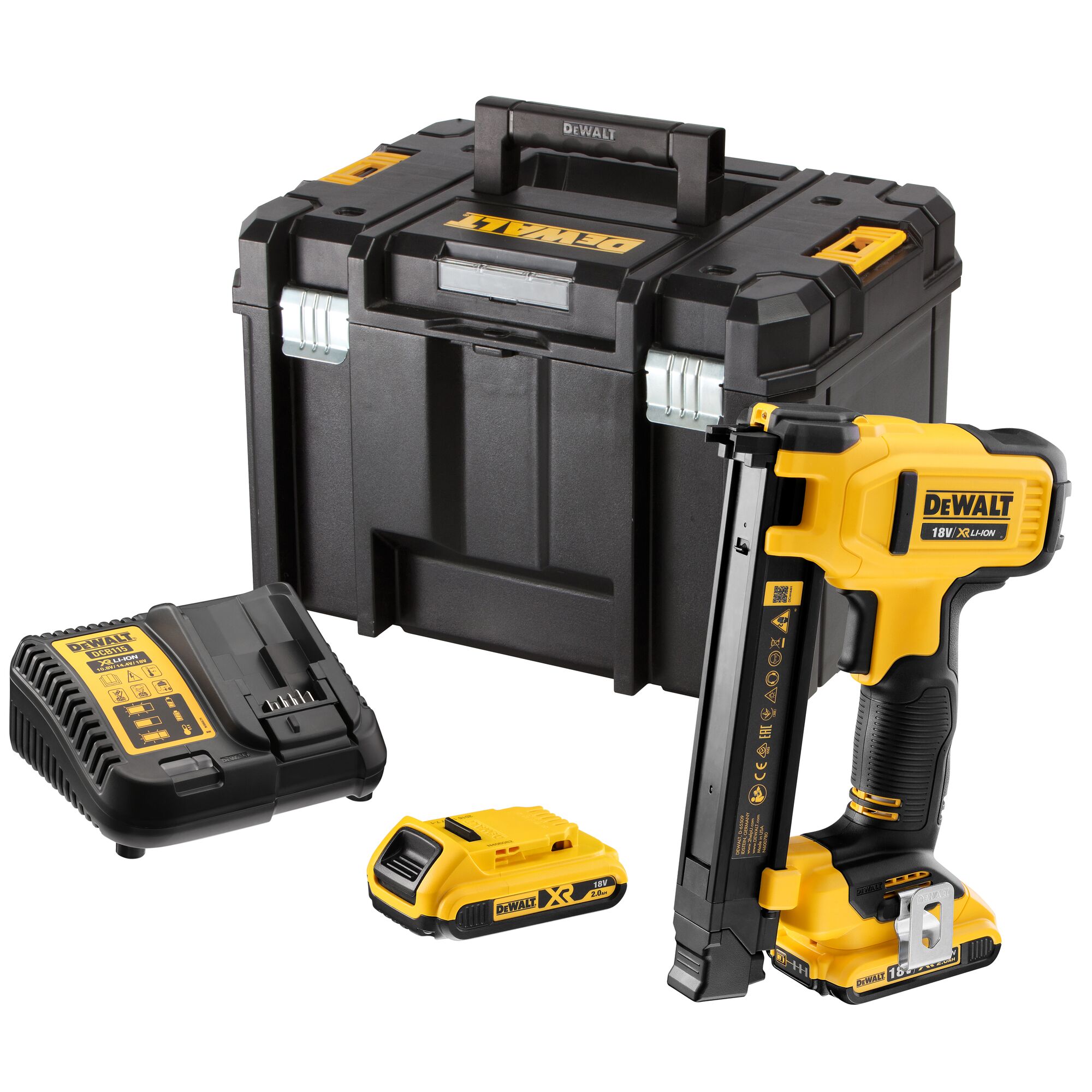 Dewalt DCN701D2 akkus villanyszerelő kapcsozó (2 x 2.0 Ah Li-ion akkuval, TSTAK kofferben) termék fő termékképe
